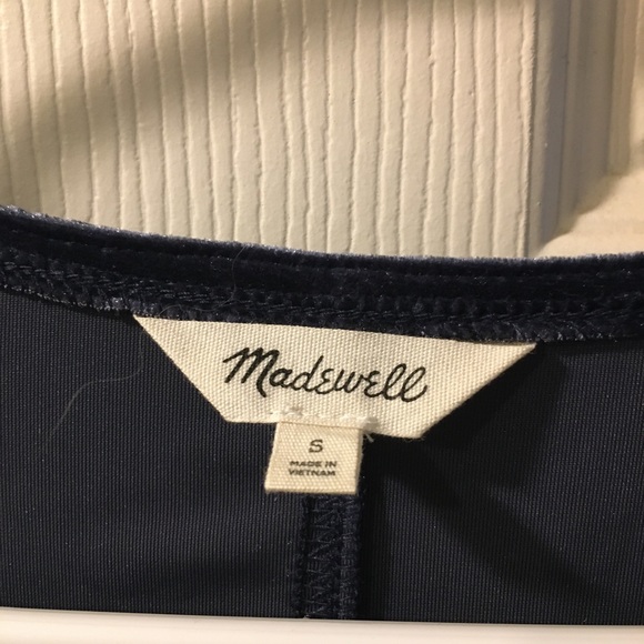 Madewell velvet long sleeve dress - Picture 5 of 5